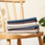 Organic Cotton Tea Towels Herringbone Weave Set Of Two, thumbnail 1 of 12
