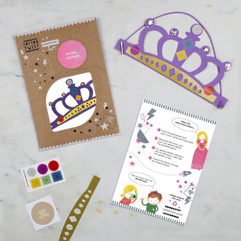 Princess Party Bag With Crown And Bracelet Kits, 4 of 8