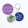 Personalised Chelsea Fc Football Keyring, Kids Bag Tag, thumbnail 1 of 7