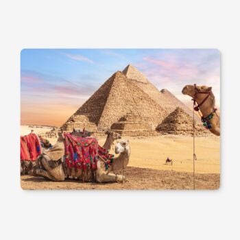 Placemats Featuring Camels And Pyramids, 2 of 2