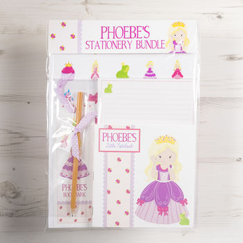 Personalised Princess Stationery Bundle, 3 of 5