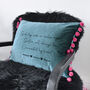Personalised Sister Quote Velvet Cushion, thumbnail 3 of 8