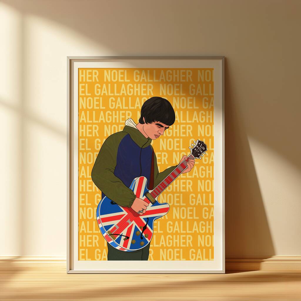 Noel Gallagher Oasis Print / Oasis Keep Sake / Oasis Poster / Oasis Tour Poster / Oasis Memorabilia / Oasis Mania / Oasis Print, 1 of 1
