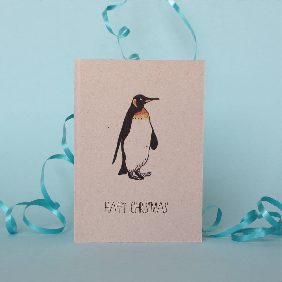 penguin happy christmas card by adam regester design ...