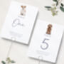 Dog Wedding Table Numbers, thumbnail 1 of 8