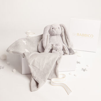 Bunny Toy, Blanket And Comforter Baby Gift Set, 2 of 3