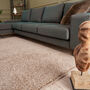 The Rugs Plain Beige Shaggy Rug, thumbnail 6 of 12