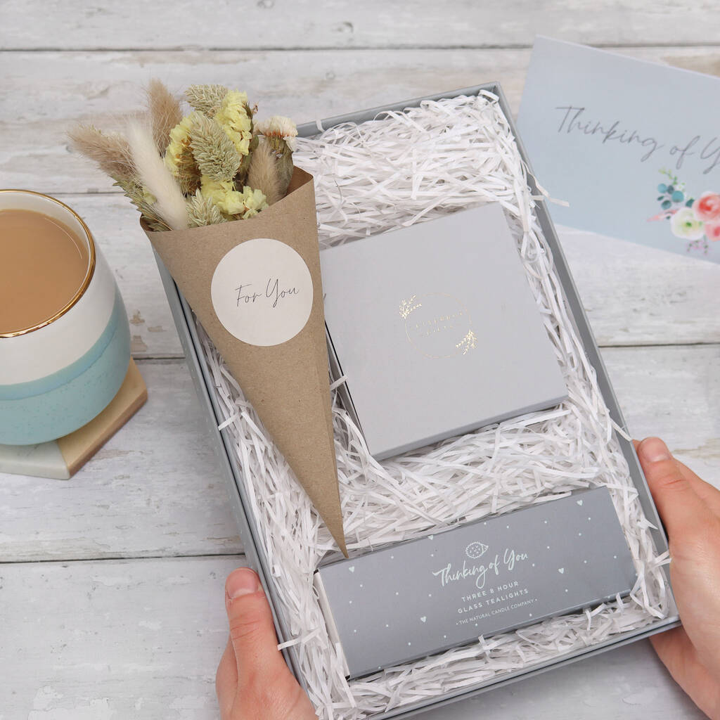 Thinking Of You Mixed Letterbox Gift Set With Flowers By Letterbox Gifts