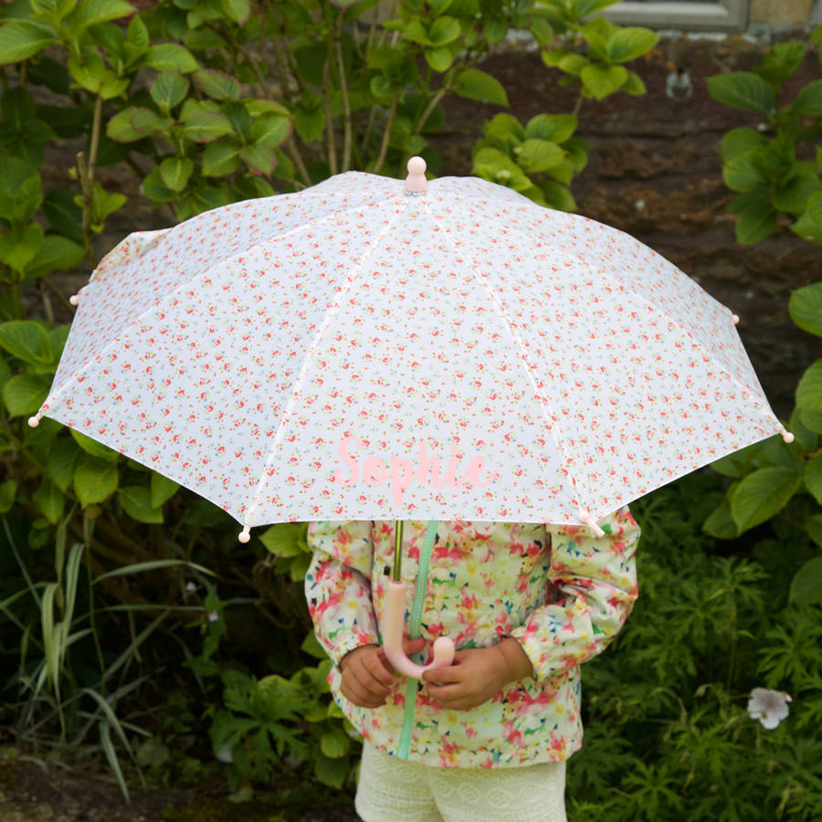 Personalised Children's Umbrella By Jonny's Sister