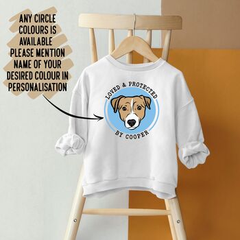 Jack Russell Terrier Kids Sweatshirt, 3 of 7
