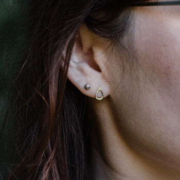 Sterling Silver Raindrop Earrings, 3 of 5