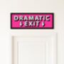 Dramatic Exit Framed Hallway Print, thumbnail 1 of 10