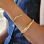 Chunky Gold Bangle, thumbnail 3 of 10
