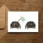 Mistletoe Tortoise Christmas Cards, thumbnail 2 of 10