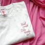 'What Would Elle Woods Do?' Embroidered T Shirt, thumbnail 3 of 8