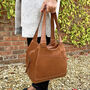 Genuine Leather Handbag, Shoulder Bag, thumbnail 1 of 2