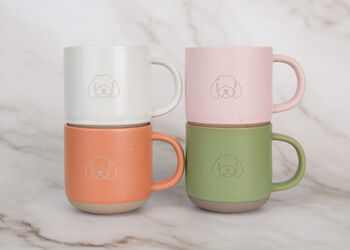 Cockapoo/ Cavapoo/ Maltipoo Engraved White Ceramic Tea/ Coffee Mug, 4 of 7