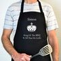 Personalised 'Queen/King Of Kitchen' Apron With Pocket, thumbnail 2 of 3