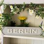 Personalised Wedding City Vintage Wooden Road Signs, thumbnail 5 of 10