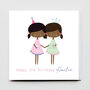 Happy Birthday Bestie Greeting Card, thumbnail 5 of 6
