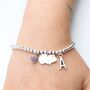Guinea Pig Personalised Charm Bracelet, thumbnail 1 of 10