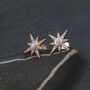 Serin Star Opal Stud Earrings, thumbnail 4 of 8