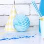 Pale Blue Honeycomb Decorations: Pack Of Two, thumbnail 2 of 2