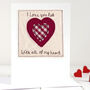 Personalised Love Heart Romance Or Anniversary Card, thumbnail 1 of 12