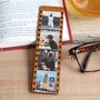 Personalised Photo Filmstrip Leather Bookmark, thumbnail 1 of 1