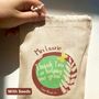 Personalised 'Forest Ferns' Teacher Gift Bag With Seeds, thumbnail 2 of 2