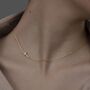 Sideways Cross Necklace, thumbnail 7 of 10