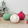 Bead Christmas Bauble Candle Festive Bauble Decoration, thumbnail 3 of 10