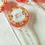 Autumn Leaves Wedding Favour Lollipops, thumbnail 2 of 4