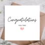Congratulations You Two Card | Wedding Card, thumbnail 1 of 3