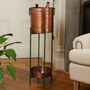 Burnished Copper Free Standing Ice Bucket, thumbnail 6 of 7