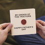 Order Of The Traitors Inspired Father's Day Card, thumbnail 1 of 3