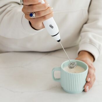 Handheld Milk Frother Blue, 4 of 4