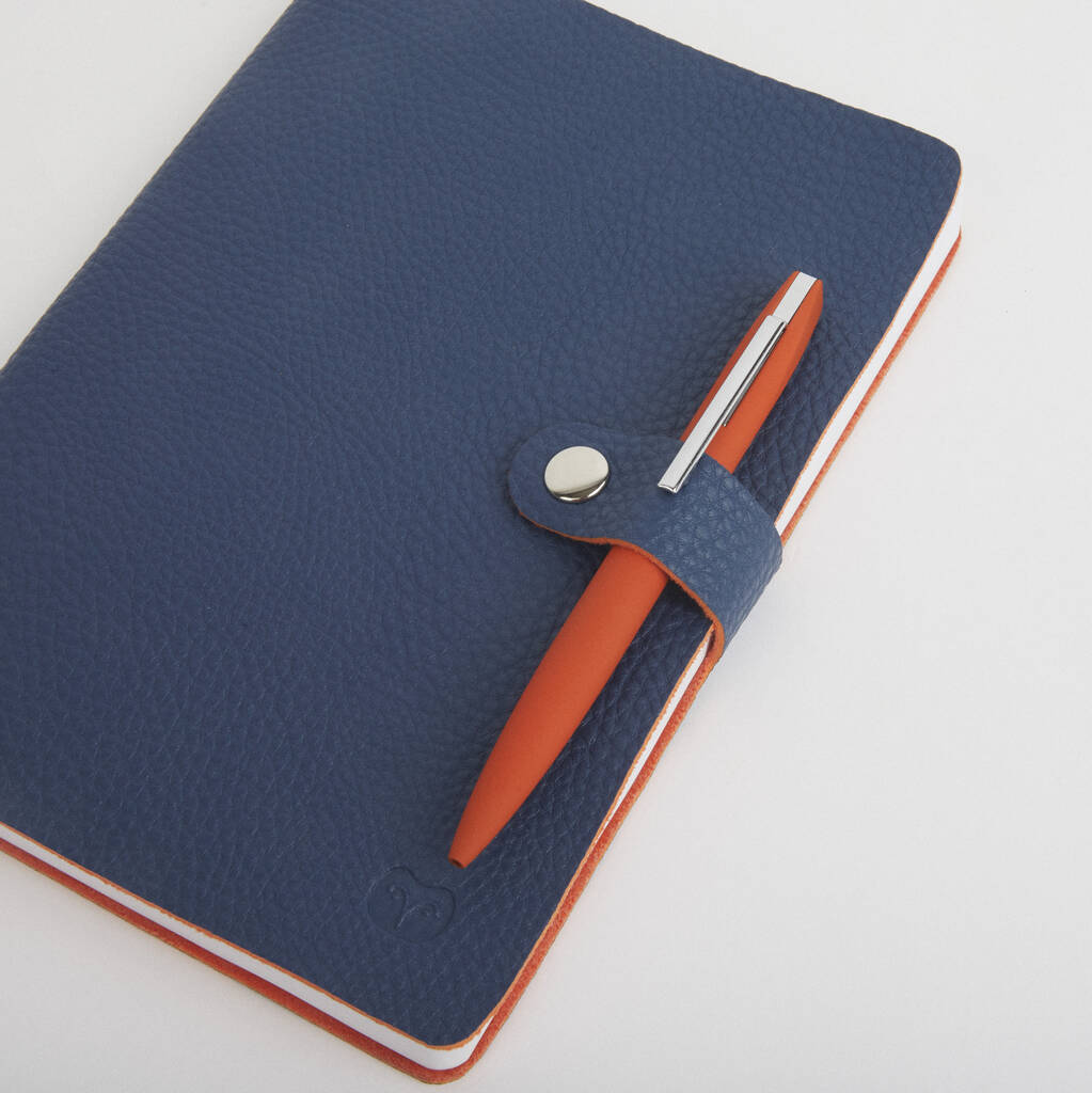 A5 Personalised Vegan Notebook And Ball Pen T Set By Goodeehoo 