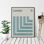 London City Travel Print, thumbnail 4 of 4