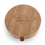 Personalised 'You Mean The World To Me' Jewellery Box, thumbnail 2 of 8