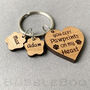 Pet Memorial Heart Keyring. You Left Pawprints, thumbnail 6 of 9