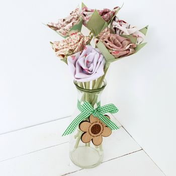Christmas Flowers With Oak Tag And Zinc Jug, 5 of 6