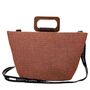 Handbag Tote Wooden Handle, thumbnail 4 of 7