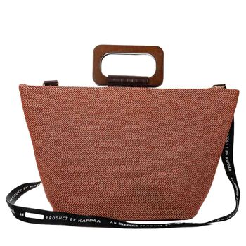 Handbag Tote Wooden Handle, 4 of 7