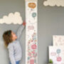 Personalised Bee You Flower Height Chart, thumbnail 1 of 10