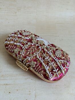 Pink Pearl Capsule Clutch, 2 of 11