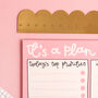 'It's A Plan' A5 Daily Desk Notepad, thumbnail 3 of 6