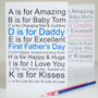 1st Fathers Day Card Personalised, thumbnail 1 of 10
