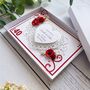 Handmade Ruby Wedding Anniversary Card, thumbnail 5 of 7