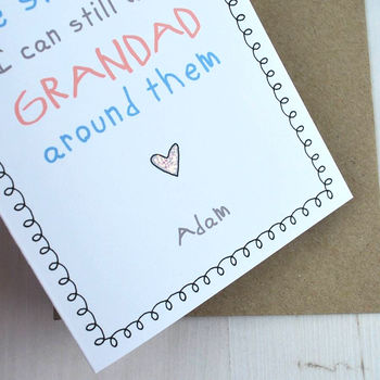 My Fingers May Be Small But… Cute Grandad Card, 2 of 5